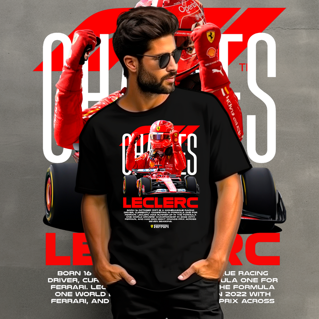 Unisex Classic Crew F1 T-Shirt Both Side Printed