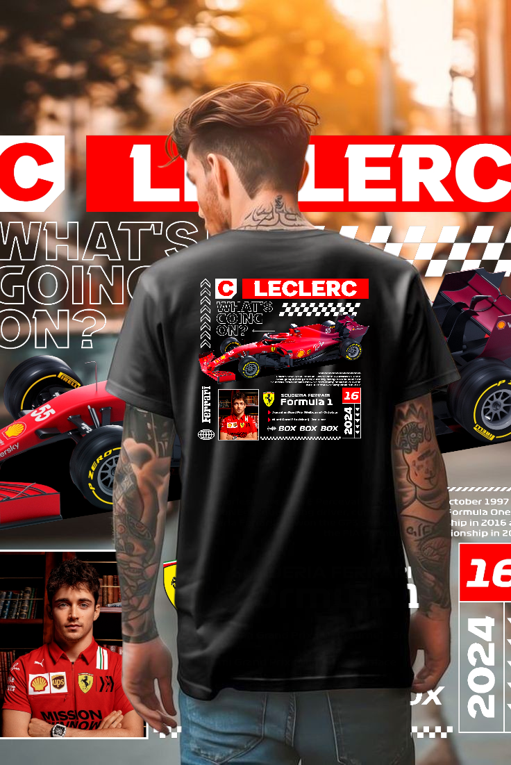 Unisex Classic Crew F1 T-Shirt Both Side Printed